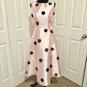 Spring Pink & Black Dress